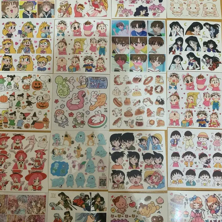 [BUNJANG] Assorted Character Stickers Bundle Set / 인스 스티커 다꾸용품 일괄