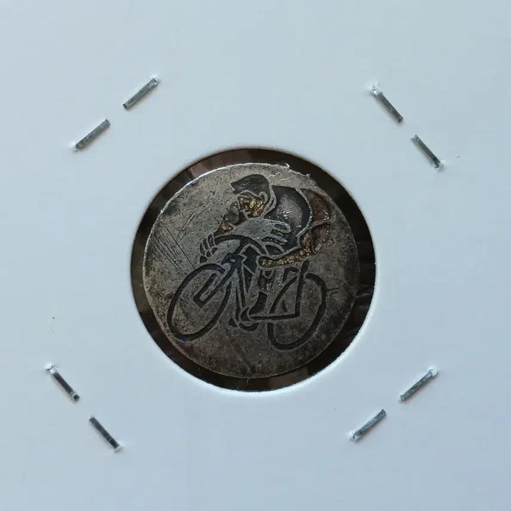 [BUNJANG] Antique Silver Medal - Bicycle Design / 자전거 도안 은메달 ㅡ근대시기ㅡ