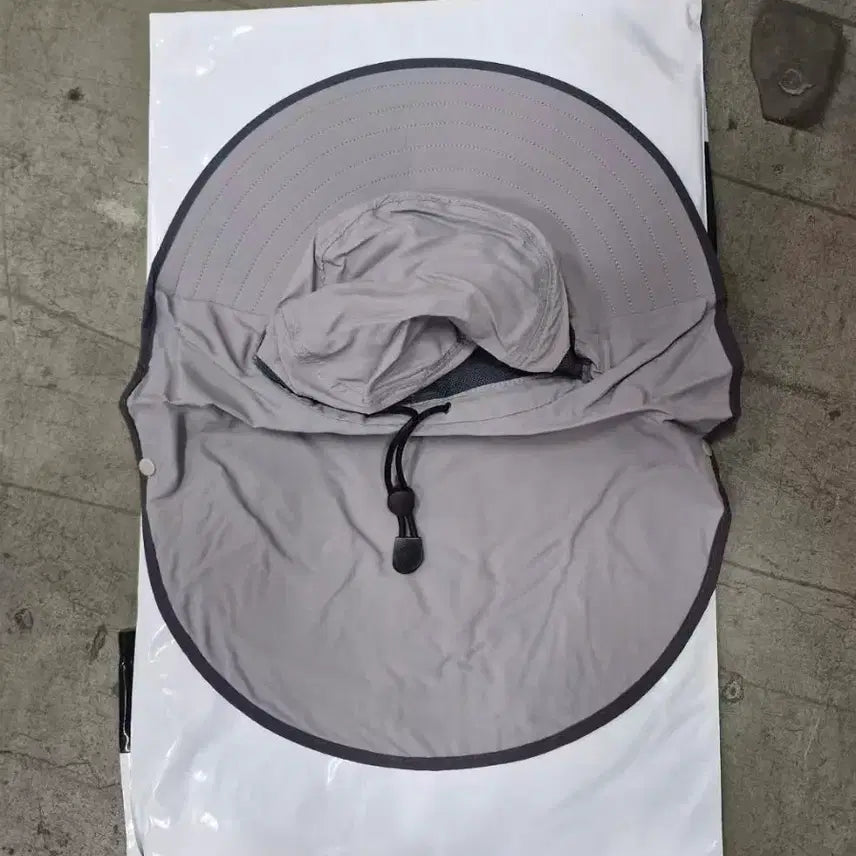 [BUNJANG] Bucket Hat Fishing Camping Hat Sun Protection Hat - Light Gray / 챙모자 벙거지모자 등산 낚시 캠핑 모자 자외선차단모자마스크 / 연한 회색