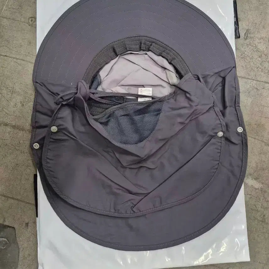 [BUNJANG] Bucket Hat Fishing Camping Hat Sun Protection Hat - Light Gray / 챙모자 벙거지모자 등산 낚시 캠핑 모자 자외선차단모자마스크 / 연한 회색