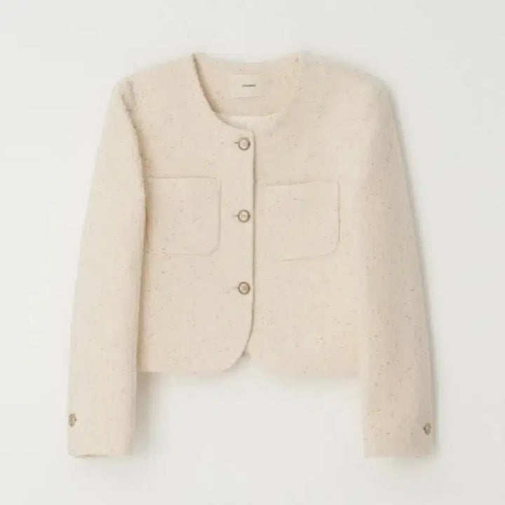 [BUNJANG] Yoonseul Shop Moonlight Tweed Jacket Ivory / 윤슬샵 문라이트 트위드 자켓 아이보리