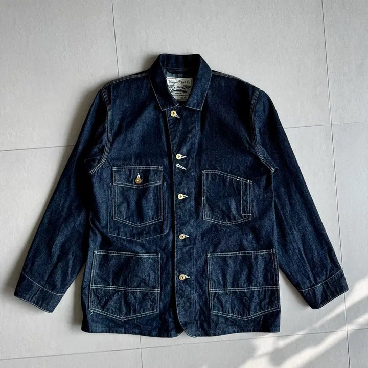 [BUNJANG] Burgus Plus Denim Chore Jacket / Burgus Plus 버거스 플러스 데님 초어자켓 38