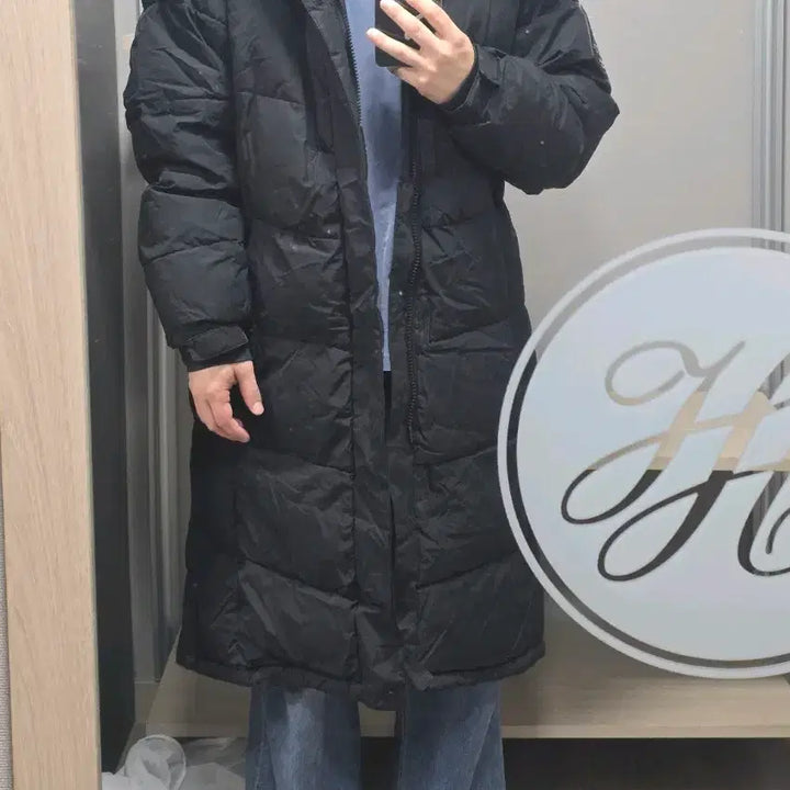 [BUNJANG] FUZZO Long Padded Coat / [100] 푸조 롱패딩