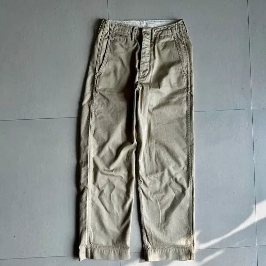 [BUNJANG] Fullcount 1201 Khaki Chino Pants / Fullcount 풀카운트 1201 카키 28