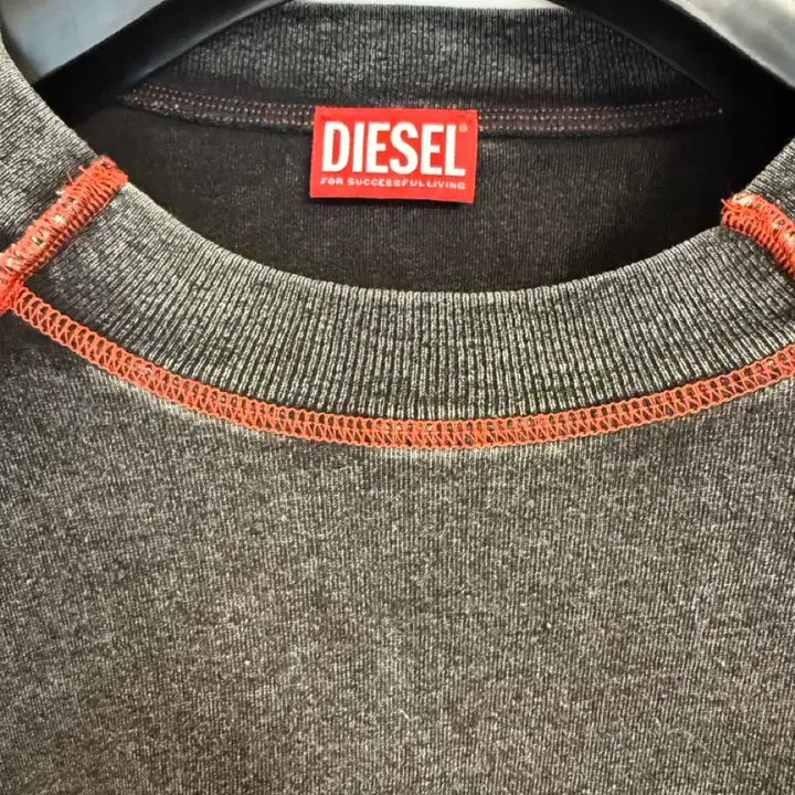 [BUNJANG] Diesel T-Wick Treated Jersey Long Sleeve Black / 디젤 T-위크 트리티드 저지 롱슬리브 블랙
