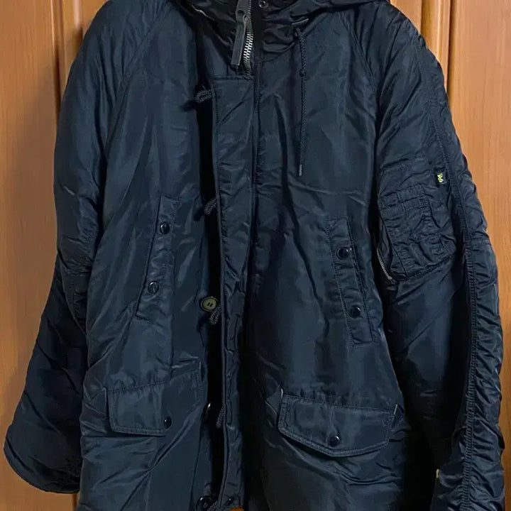[BUNJANG] Alpha Industries N3B XL Black Jacket / 알파인더스트리 N3B XL 블랙