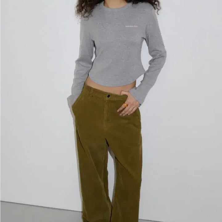 [BUNJANG] Overdue Flare Line Crop T-Shirt / 오버듀플레어