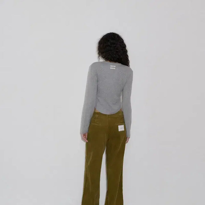 [BUNJANG] Overdue Flare Line Crop T-Shirt / 오버듀플레어