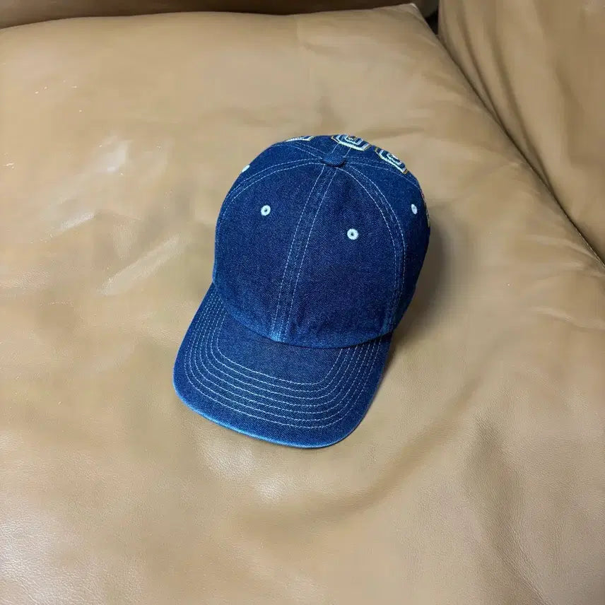 [BUNJANG] Supreme 6 Panel Ball Cap 23FW Back Arc Denim / 슈프림 6패널 볼캡 모자 23fw 백 아크 데님