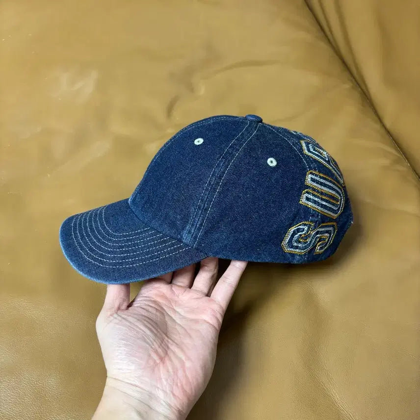 [BUNJANG] Supreme 6 Panel Ball Cap 23FW Back Arc Denim / 슈프림 6패널 볼캡 모자 23fw 백 아크 데님