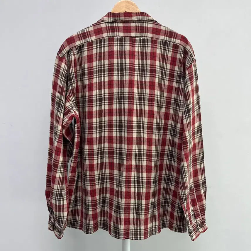 [BUNJANG] Ralph Lauren Vintage Check Open Collar Shirt / [L] 찹스 랄프로렌 빈티지 체크 오픈카라 셔츠