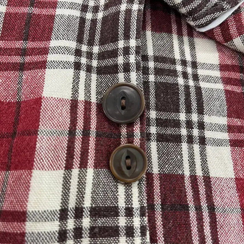 [BUNJANG] Ralph Lauren Vintage Check Open Collar Shirt / [L] 찹스 랄프로렌 빈티지 체크 오픈카라 셔츠