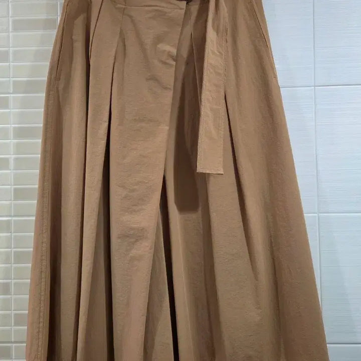 [BUNJANG] MINE Beige Flare Long Pants / (한섬)마인MINE 베이지 플레어 롱 팬츠