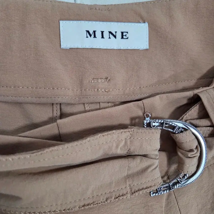 [BUNJANG] MINE Beige Flare Long Pants / (한섬)마인MINE 베이지 플레어 롱 팬츠