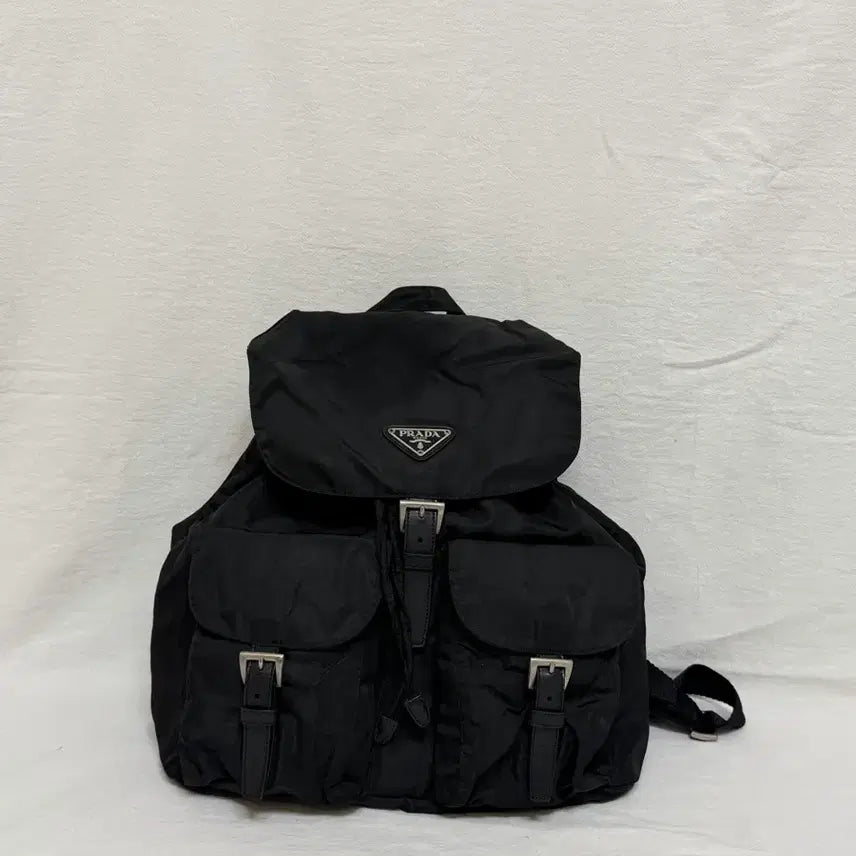 [BUNJANG] Prada Pocono Nylon Medium Backpack Black / 정품 프라다 포코노 나일론 미디움백팩 블