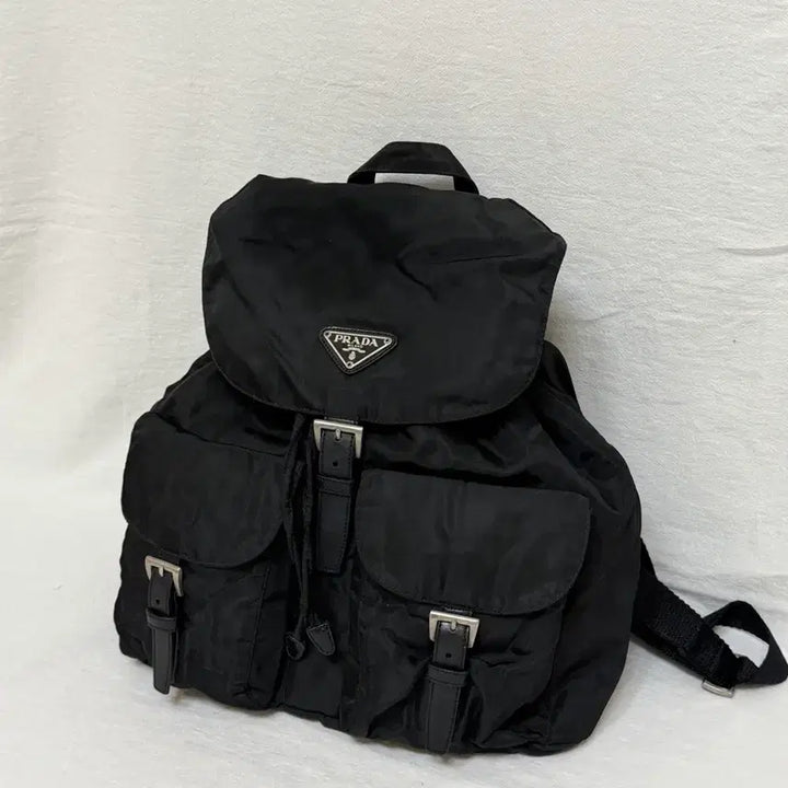 [BUNJANG] Prada Pocono Nylon Medium Backpack Black / 정품 프라다 포코노 나일론 미디움백팩 블