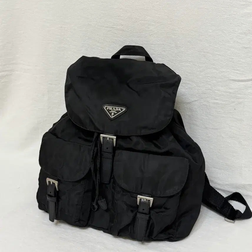 [BUNJANG] Prada Pocono Nylon Medium Backpack Black / 정품 프라다 포코노 나일론 미디움백팩 블