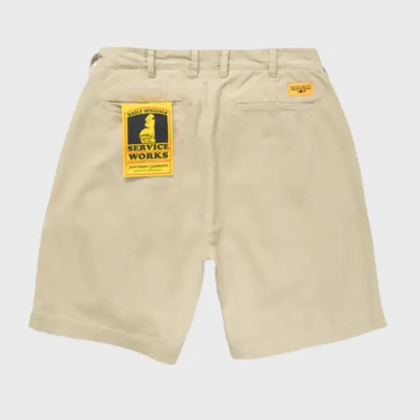 [BUNJANG] SERVICE WORKS Drill Part Timer Short (Khaki) M30-33 / 서비스웍스 반바지 m30-33