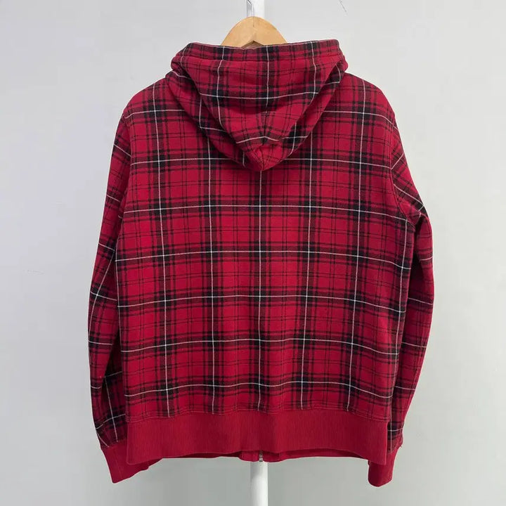 [BUNJANG] Ralph Lauren Tartan Check Hoodie Zip-up / [L] 폴로 랄프로렌 타탄체크 후드 집업