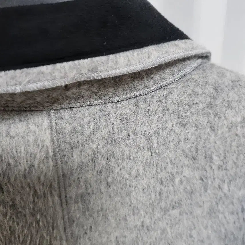 [BUNJANG] ALPAKA Long Double Coat / 울 알파카 롱 더블 코트