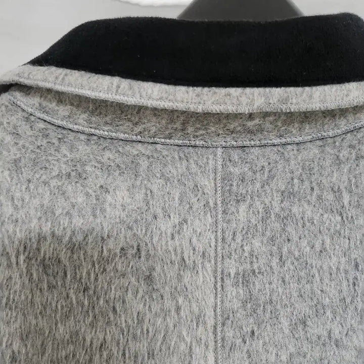 [BUNJANG] ALPAKA Long Double Coat / 울 알파카 롱 더블 코트