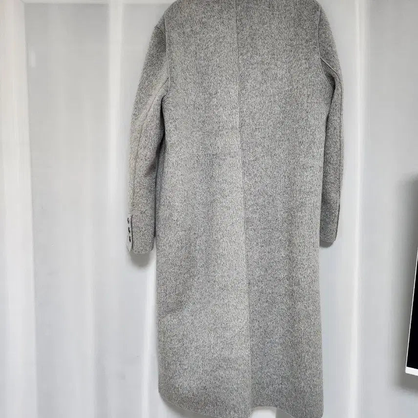 [BUNJANG] ALPAKA Long Double Coat / 울 알파카 롱 더블 코트