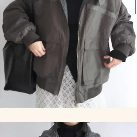 [BUNJANG] Kira Oat Shoulder Bag (Black, Brown) / 키이라 오트 숄더백 (블랙)