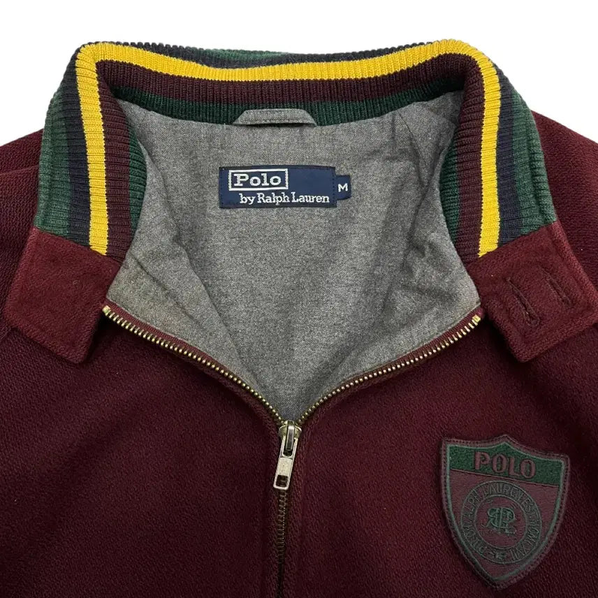 [BUNJANG] Polo Ralph Lauren British School Wool Jacket M / 폴로 랄프로렌 버건디 브리티쉬 스쿨 모직 자켓 M