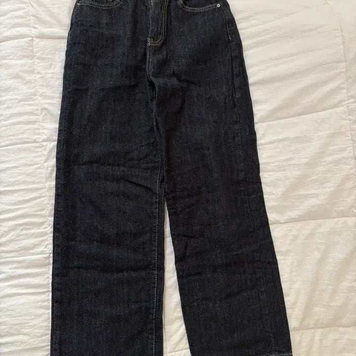 [BUNJANG] 98도씨 썸머 생지 와이드데님 S / 98도씨 썸머 생지 와이드데님 S