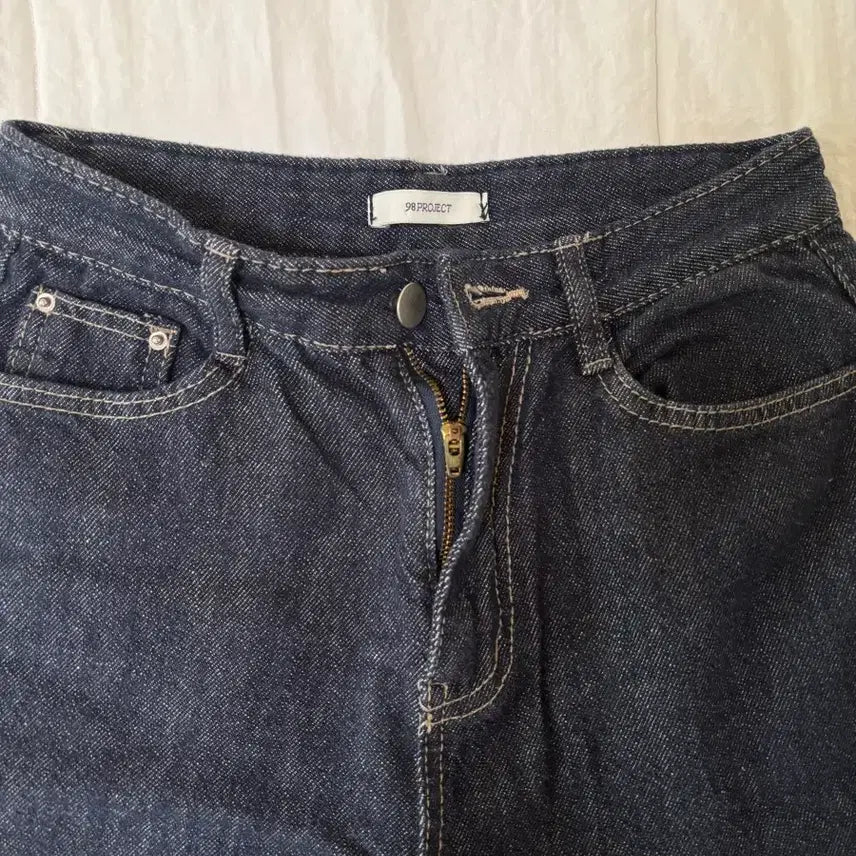 [BUNJANG] 98도씨 썸머 생지 와이드데님 S / 98도씨 썸머 생지 와이드데님 S