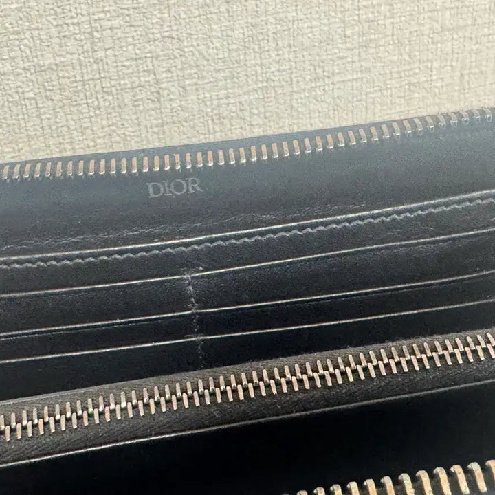 [BUNJANG] Dior Oblique Jacquard Zip Around Wallet / [정품] 디올 오블리크 자카드 지퍼돌이 장지갑