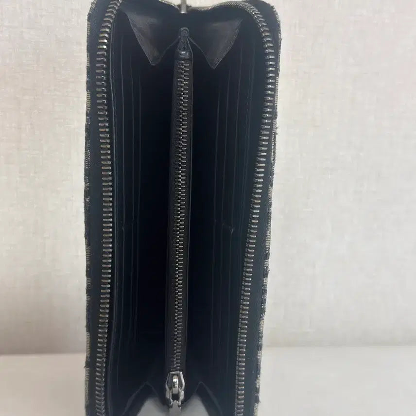 [BUNJANG] Dior Oblique Jacquard Zip Around Wallet / [정품] 디올 오블리크 자카드 지퍼돌이 장지갑