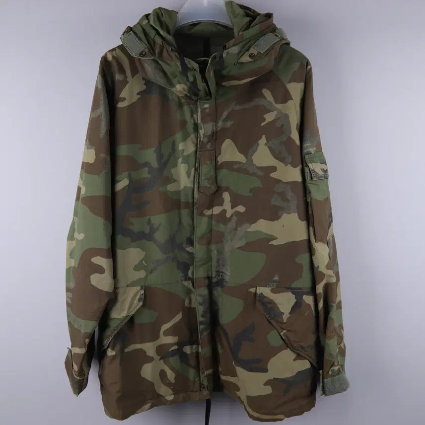 [BUNJANG] ECWCS Woodland Camo Gore-Tex Parka (XL) / ECWCS 오리지날 우드랜드 카모 미군 고어텍스 파카 (XL)