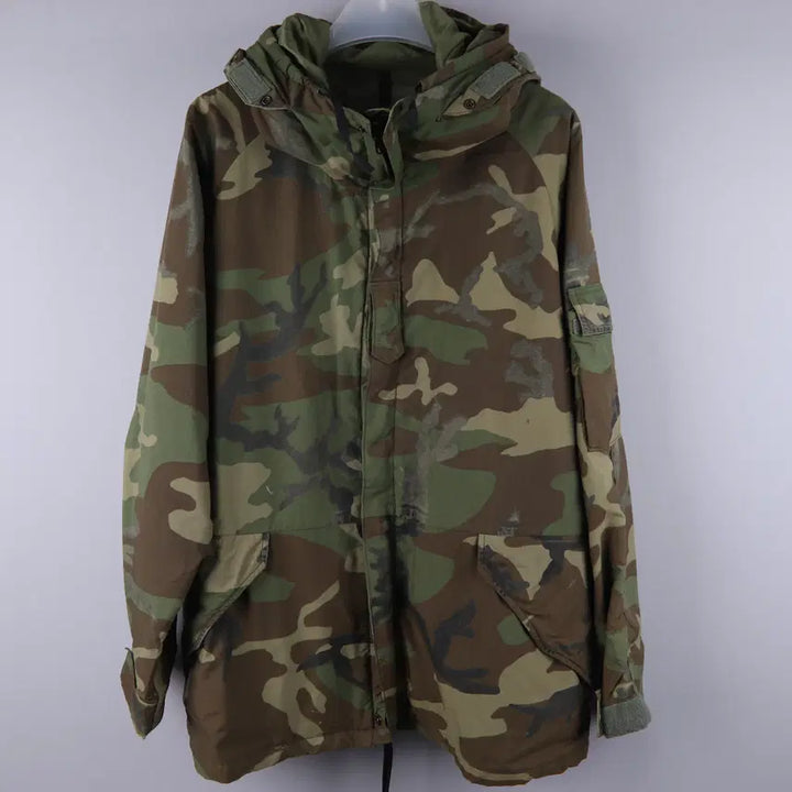 [BUNJANG] ECWCS Woodland Camo Gore-Tex Parka (XL) / ECWCS 오리지날 우드랜드 카모 미군 고어텍스 파카 (XL)
