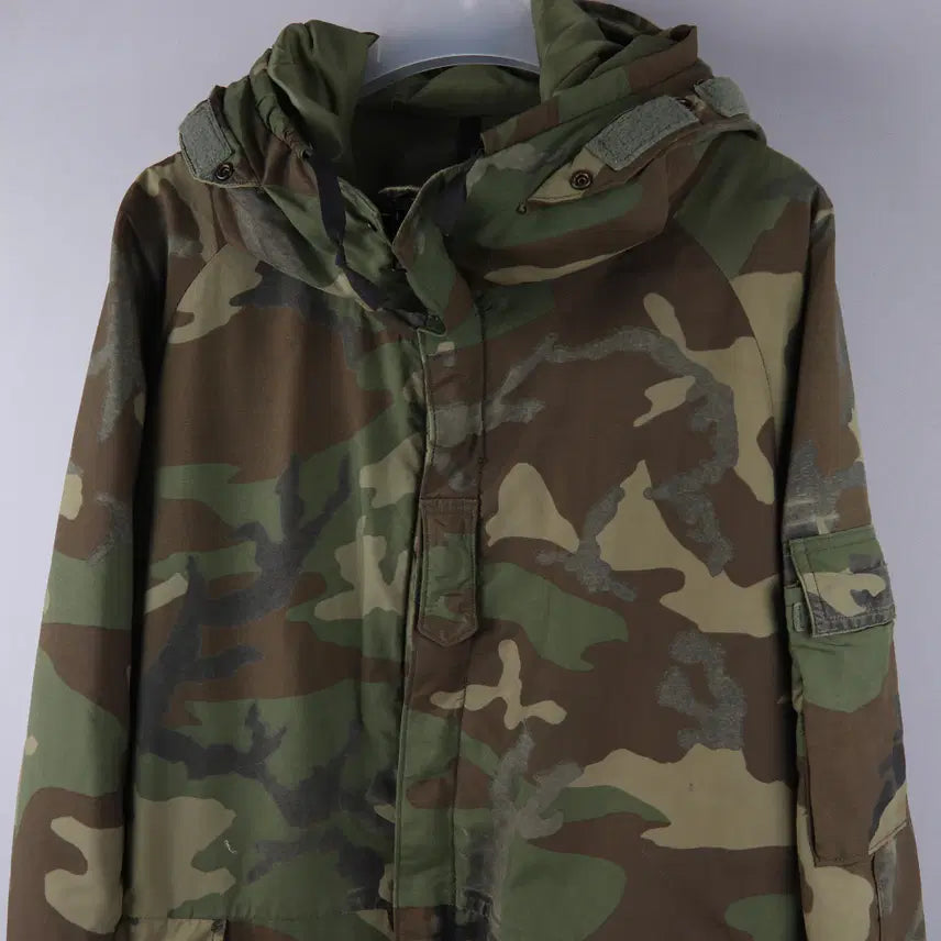 [BUNJANG] ECWCS Woodland Camo Gore-Tex Parka (XL) / ECWCS 오리지날 우드랜드 카모 미군 고어텍스 파카 (XL)