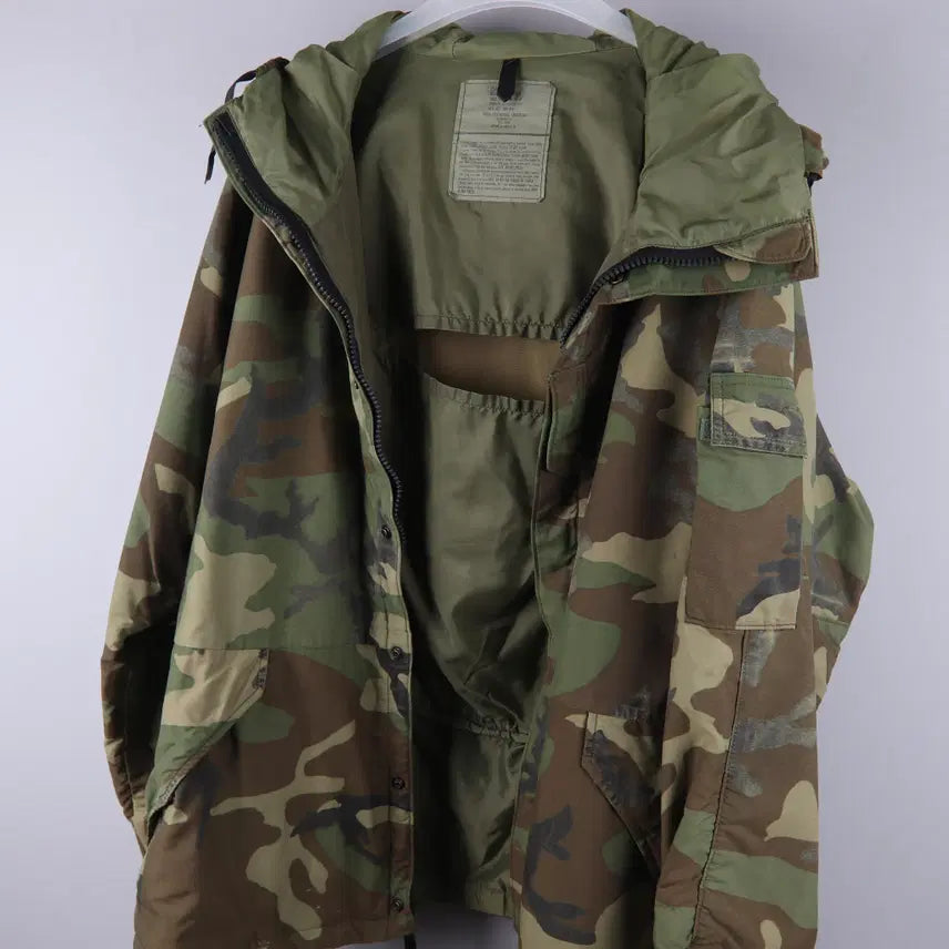 [BUNJANG] ECWCS Woodland Camo Gore-Tex Parka (XL) / ECWCS 오리지날 우드랜드 카모 미군 고어텍스 파카 (XL)
