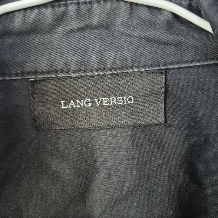 [BUNJANG] Lamberto Losani Men's Black Pocket Buckle Shirt / {만원빈티지} 랑베르시오 남성 블랙 포켓 버클 셔츠