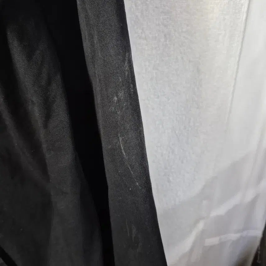 [BUNJANG] Lamberto Losani Men's Black Pocket Buckle Shirt / {만원빈티지} 랑베르시오 남성 블랙 포켓 버클 셔츠