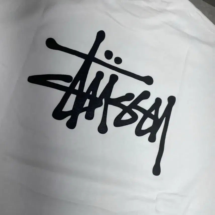 [BUNJANG] Stussy Basic Stock Logo T-shirt / 스투시 기본 스탁로고 반팔티