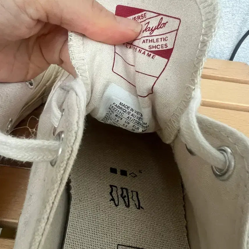 [BUNJANG] Converse Chuck 70 Low Vintage Canvas Natural (245mm) / 컨버스 척 70 로우 빈티지 캔버스 네츄럴 (245mm)