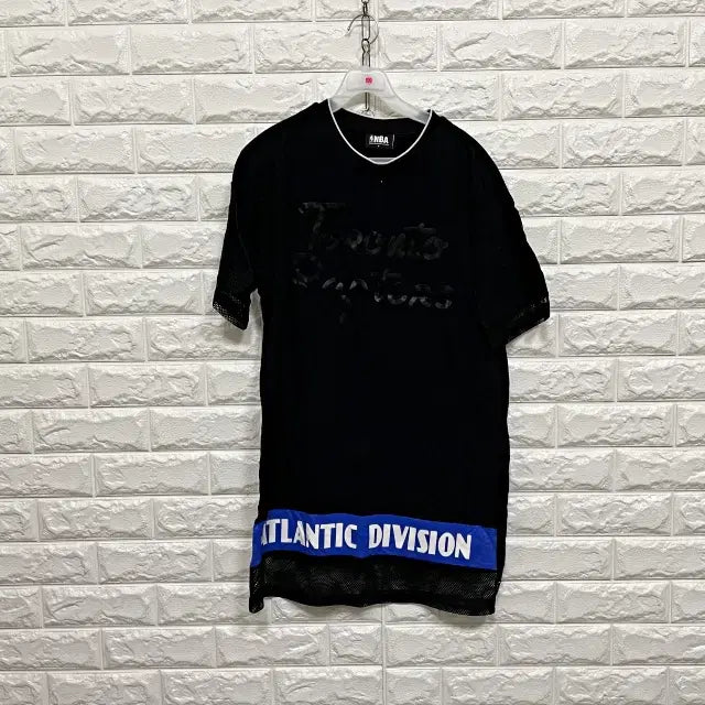 [BUNJANG] NBA Mesh Colorblock Short Sleeve Dress / ㅂ199 nba 매쉬 배색 반팔원피스