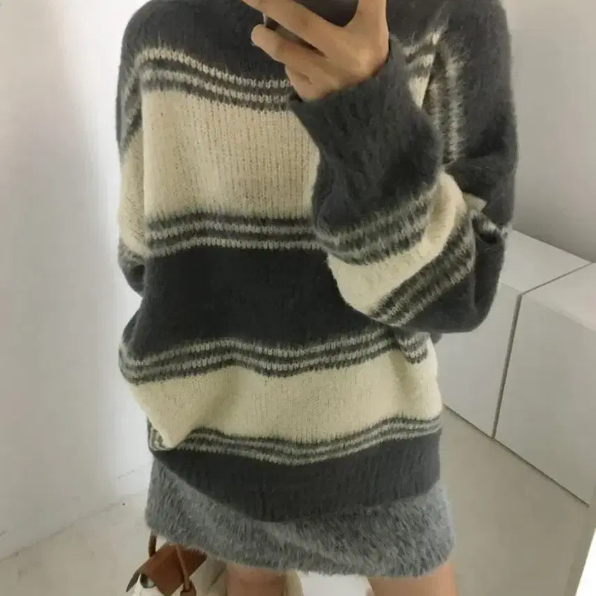 [BUNJANG] Lience Knit Skirt Set / 리언스 니트스커트세트