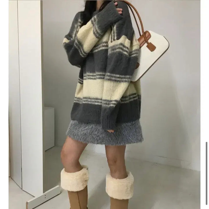 [BUNJANG] Leahance Knit Skirt Set / 리언스 니트스커트세트