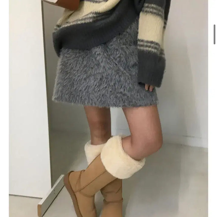 [BUNJANG] Leahance Knit Skirt Set / 리언스 니트스커트세트