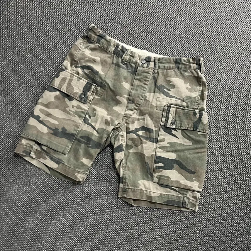 [BUNJANG] RRL Camo Military Cargo Shorts 32 / rrl 더블알엘 카고 반바지 카모 밀리터리 반바지 32