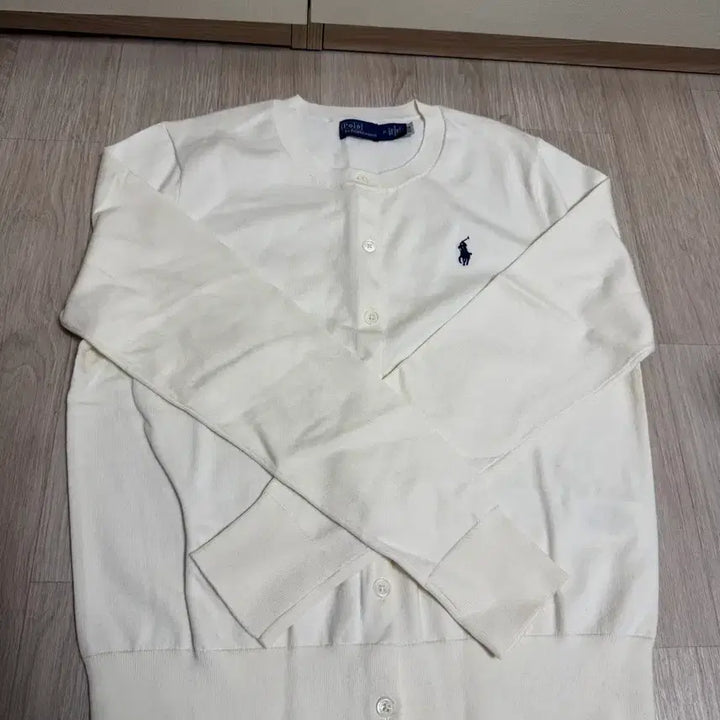 [BUNJANG] Polo Ralph Lauren Women's Cotton Crewneck Cardigan - Medium - New / 폴로 랄프로렌 여성 코튼 크루넥 가디건 미디움 새상품