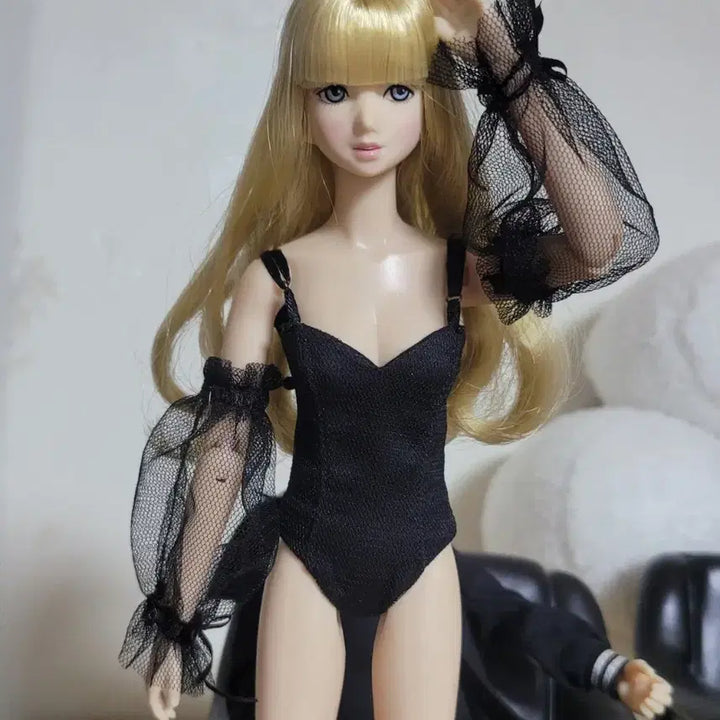 [BUNJANG] Lilith Momo Body Suit Set / 릴리트님 블랙바디슈트 세트 모모꼬사이즈