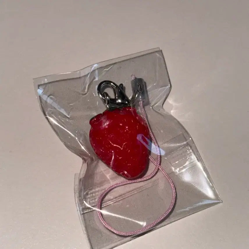 [BUNJANG] Accessories Strawberry Dango Keyring Bag Charm / 일본풍 열쇠고리 키링 아기자기 소품 이치고 딸기 당고 가방고리 행운