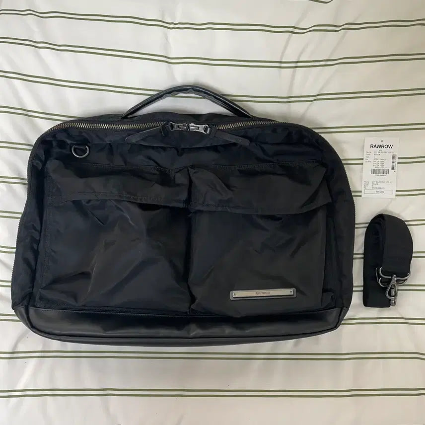 [BUNJANG] ROWROW City Walker Pro Briefcase Black / 로우로우 시티워커 pro 브리프케이스 블랙