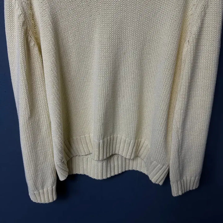 [SOLD OUT] M 자라 옐로우 브이넥 니트 스웨터